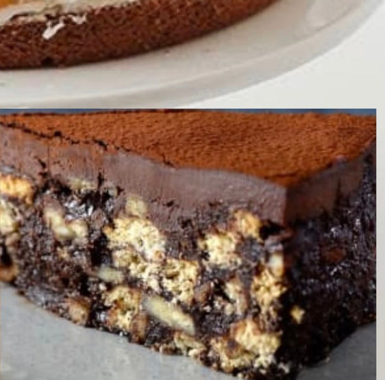 Dark Chocolate Walnut Cake